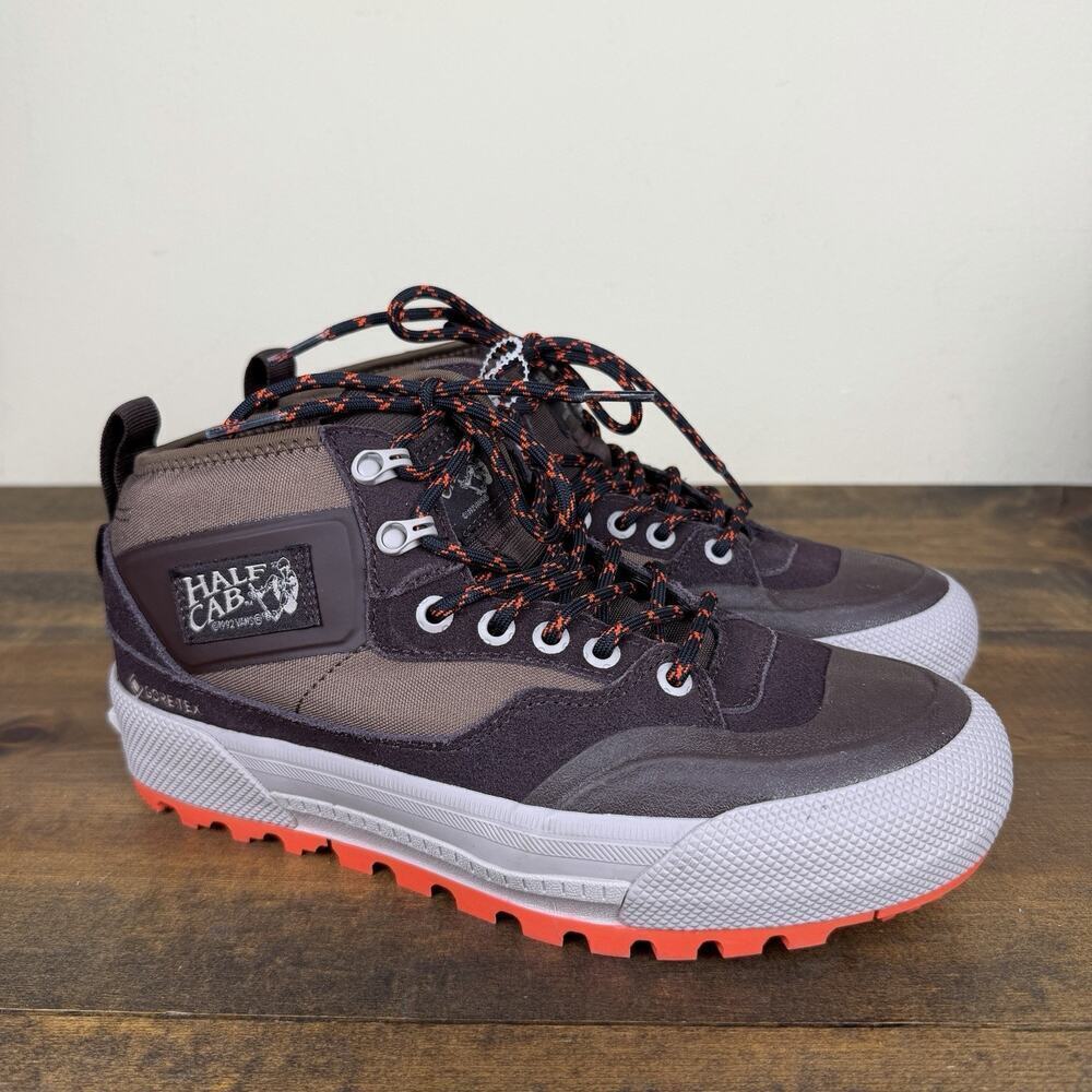 Vans MTE Half Cab Gore-Tex Sneakers Bitter Chocolate VN000CVM7YO Men 7.5 Women 9